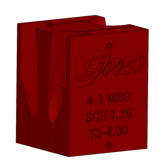 4-1 Merge Collector Jigs & Fixtures - Schedule 1.25 Pipe (3D Printing Files)