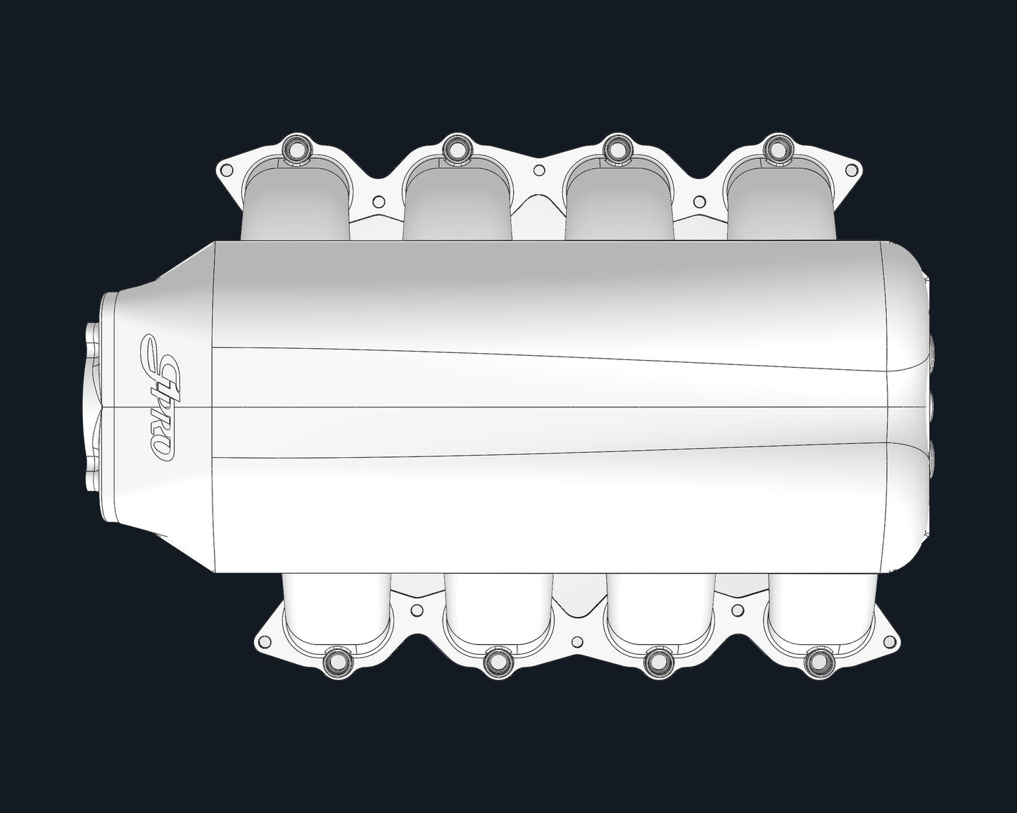 Coyote Sheet Metal Intake Manifold (5.0 / GT350) — Built to Order