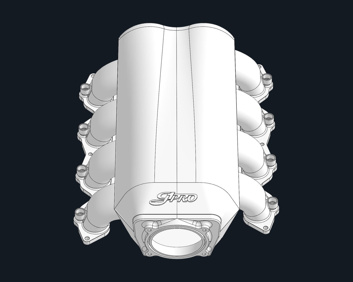 Coyote Sheet Metal Intake Manifold (5.0 / GT350) — Built to Order