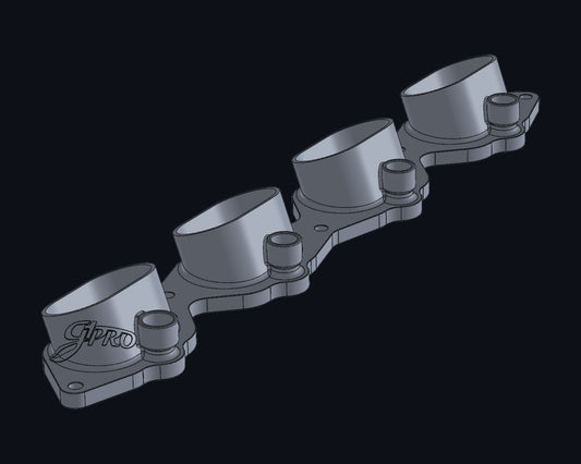 Coyote Intake Manifold Head Flange – 100% Aluminum 3D Printed