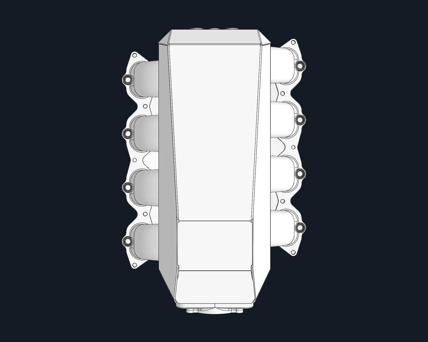 Coyote Sheet Metal Intake Manifold (5.0 / GT350) — Built to Order