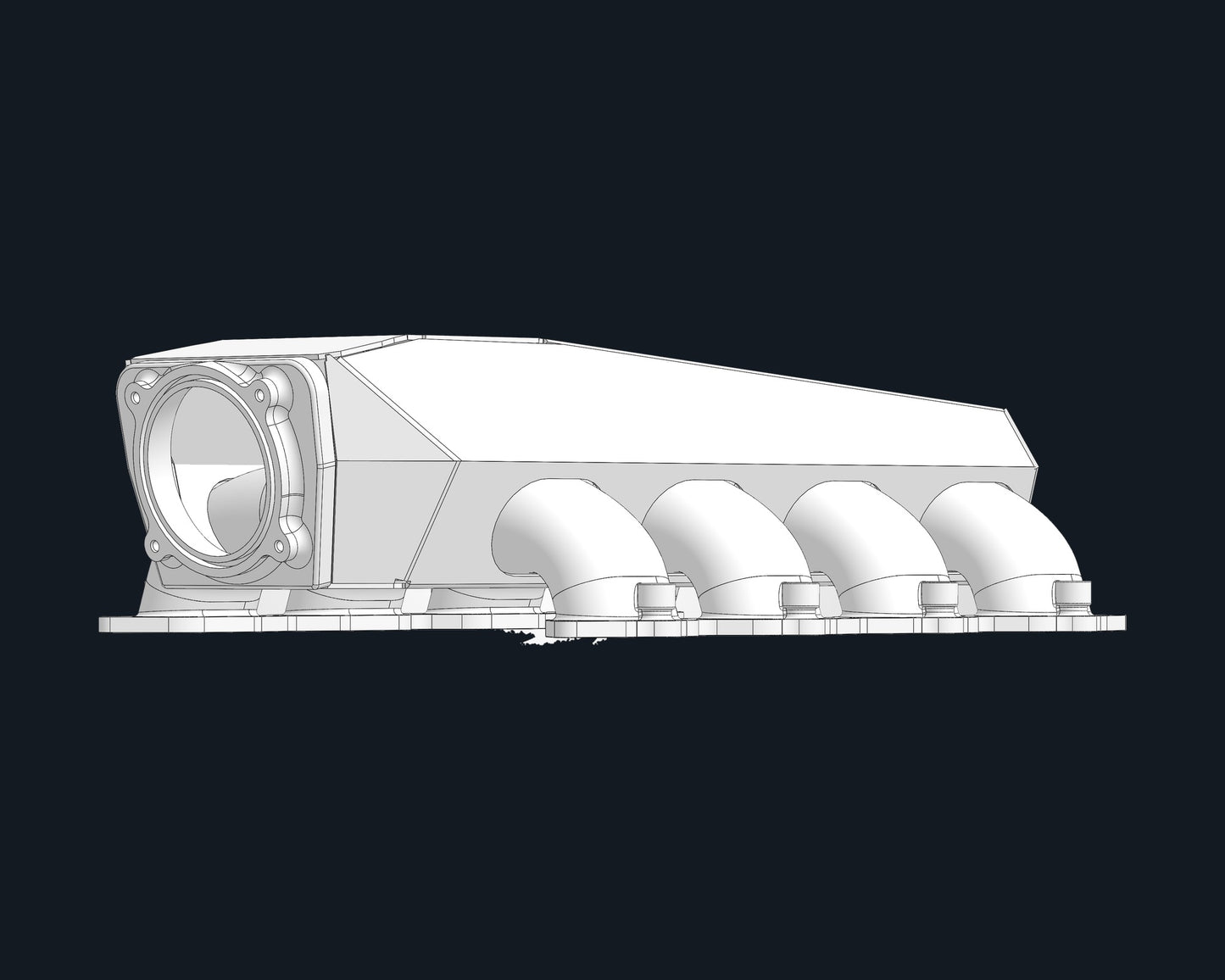 Coyote Sheet Metal Intake Manifold (5.0 / GT350) — Built to Order