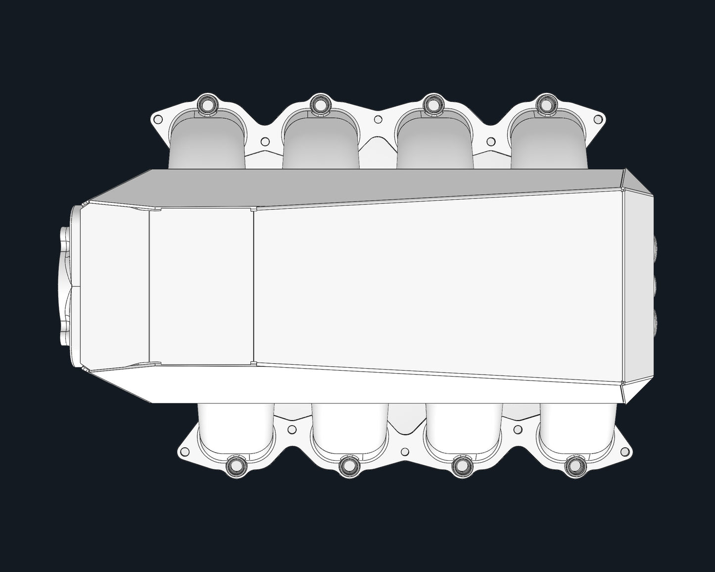 Coyote Sheet Metal Intake Manifold (5.0 / GT350) — Built to Order