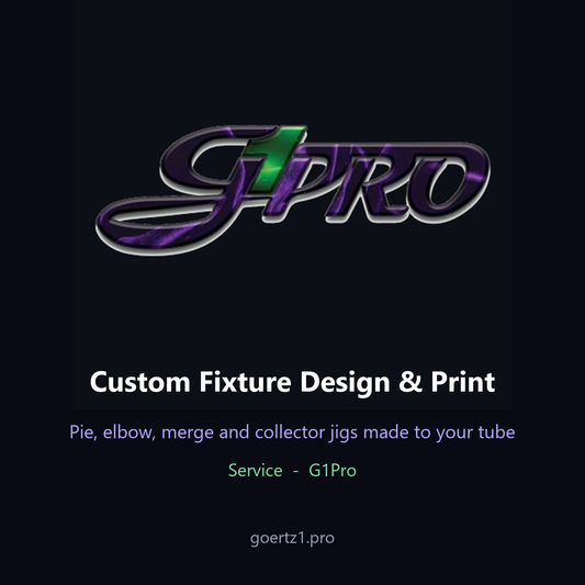 G1Pro card: Custom Fixture Design & Print service