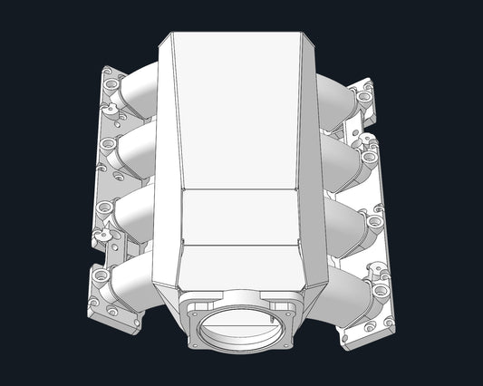 LTx Sheet Metal Intake Manifold (LT1 / LT4) — Built to Order