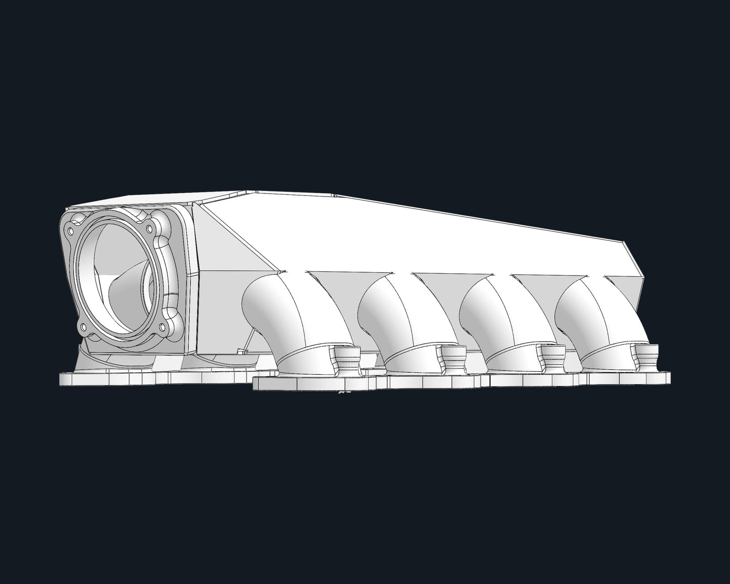 Nissan VK56 Sheet Metal Intake Manifold — Built to Order