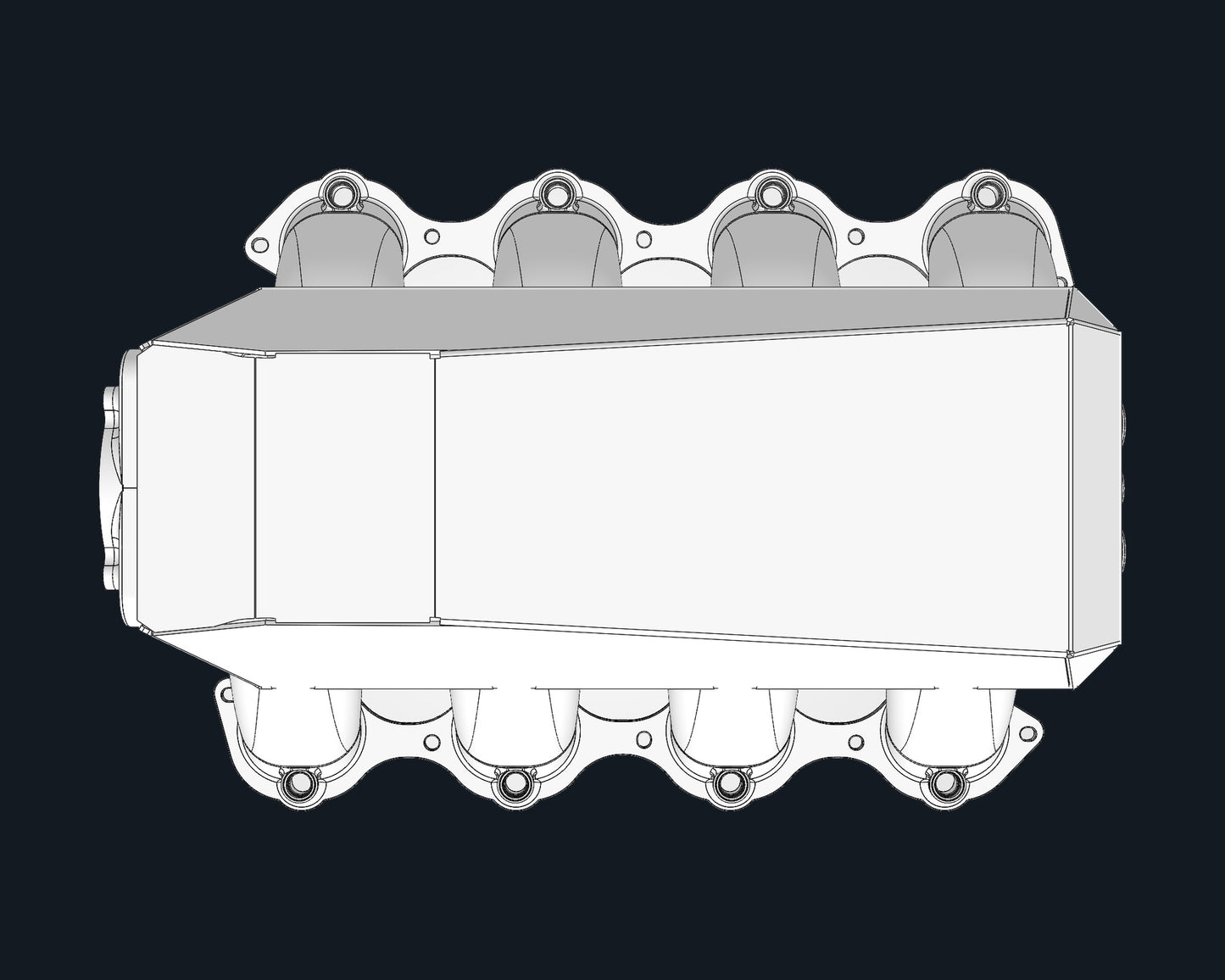 Nissan VK56 Sheet Metal Intake Manifold — Built to Order