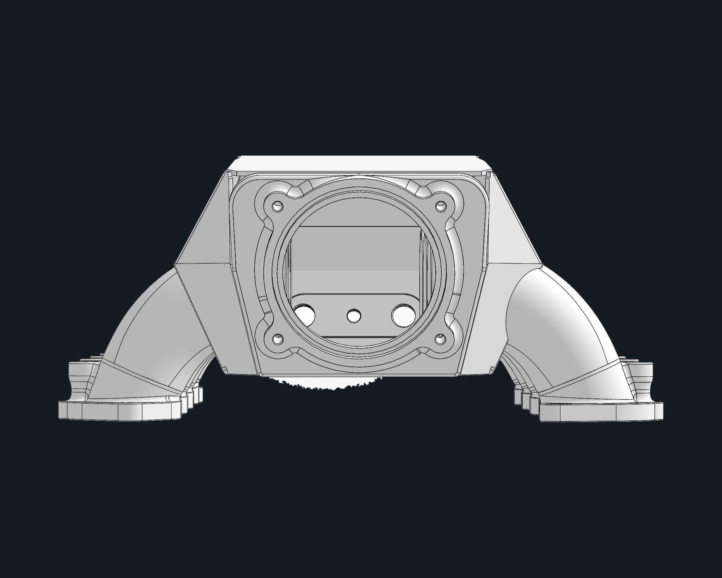Nissan VK56 Sheet Metal Intake Manifold — Built to Order