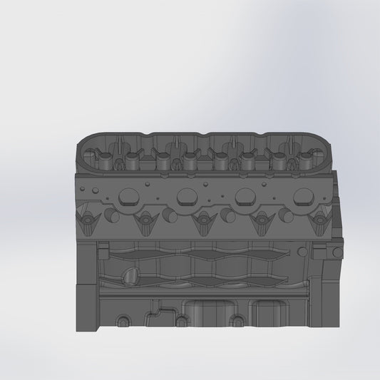 LS3 Engine Block & Heads 3D Model - STEP & STL Files for 3D Printing and Digital Mockup